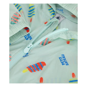 Petit Bateau - Cortavientos estampado floral | Blanco