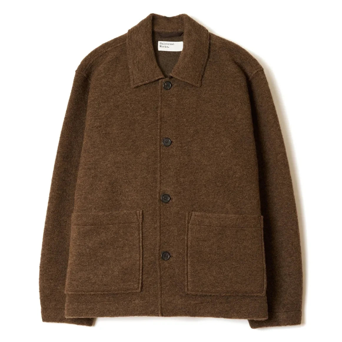 Universal Works - Rams Lana Overshirt | Marrón