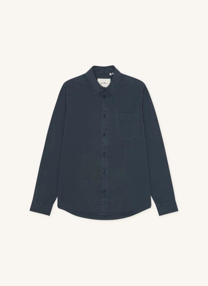 Les Deux - Camisa de color liso | Azul claro