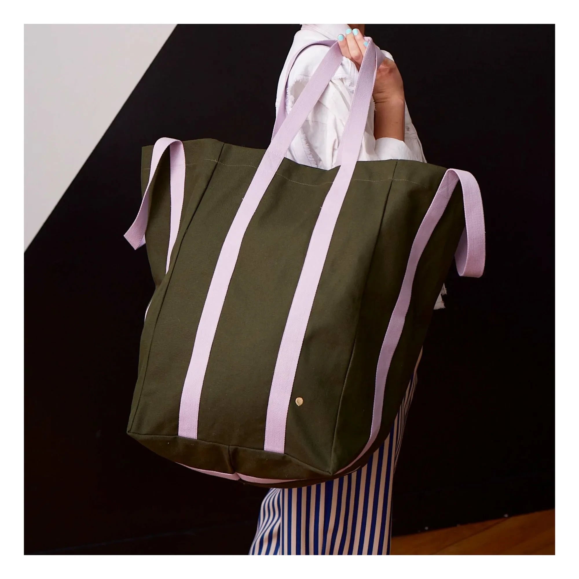La cerise sur le gâteau - Maxi Poppins tote bag | Verde oscuro