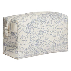 Bonpoint - Neceser de algodón orgánico con estampado de paisaje | Crudo