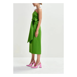 Essentiel Antwerp - Vestido palabra de honor Juror | Verde