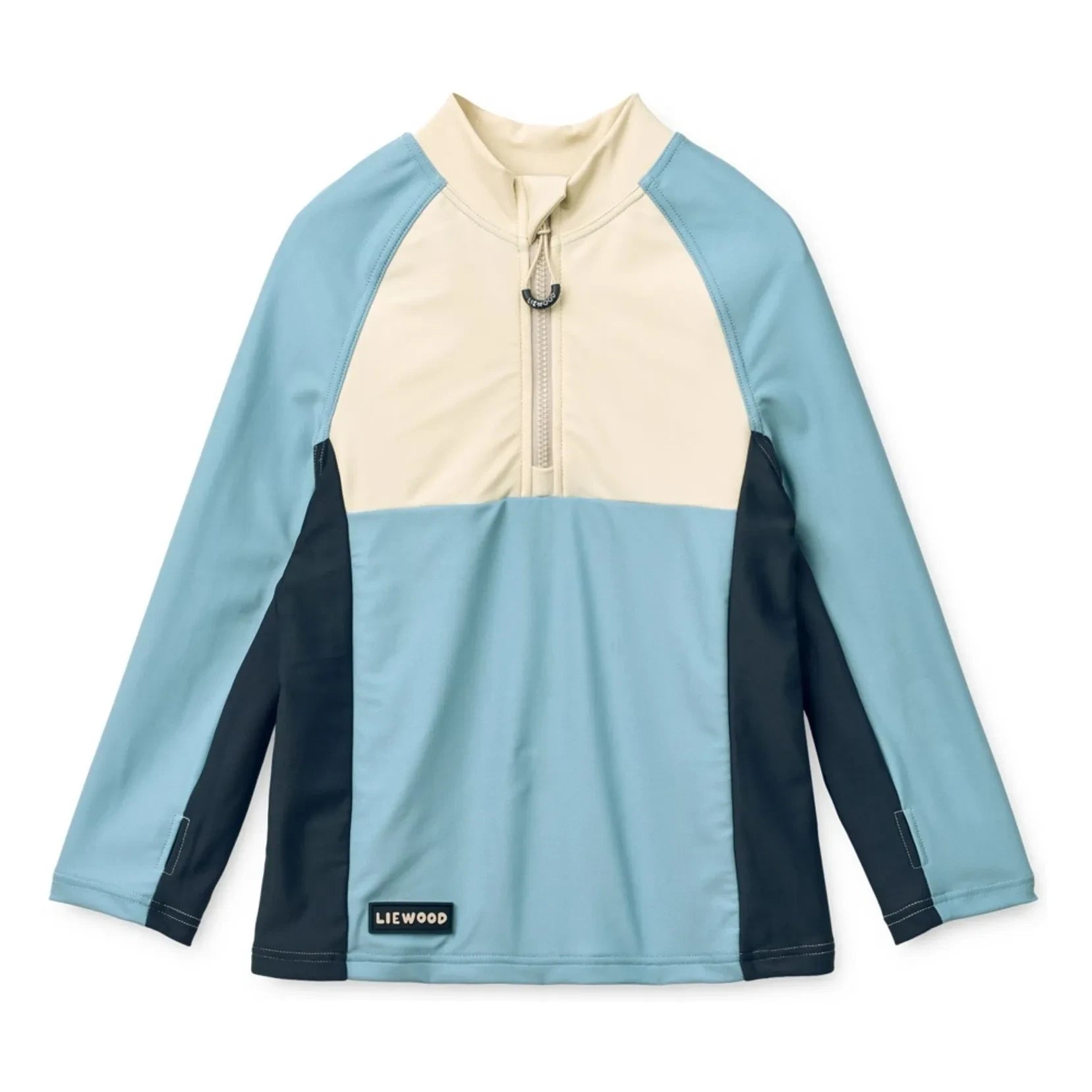 Liewood - Camiseta de natación Oluf con protección UV de fibra reciclada | Azul