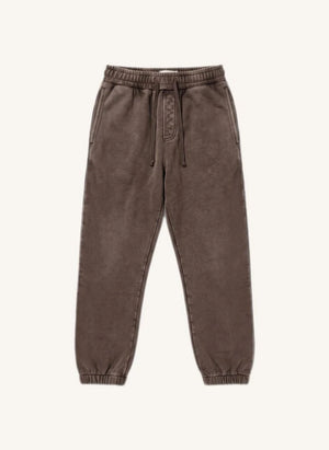 Finger in the nose - Pantalones jogger de algodón orgánico | Chocolate
