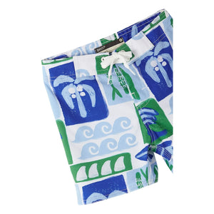 Fabula - Rio Vagues Pantalón Corto de Baño | Azul