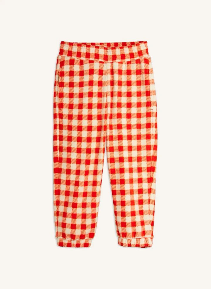 Mini Rodini - Jogger Gingham | Rojo