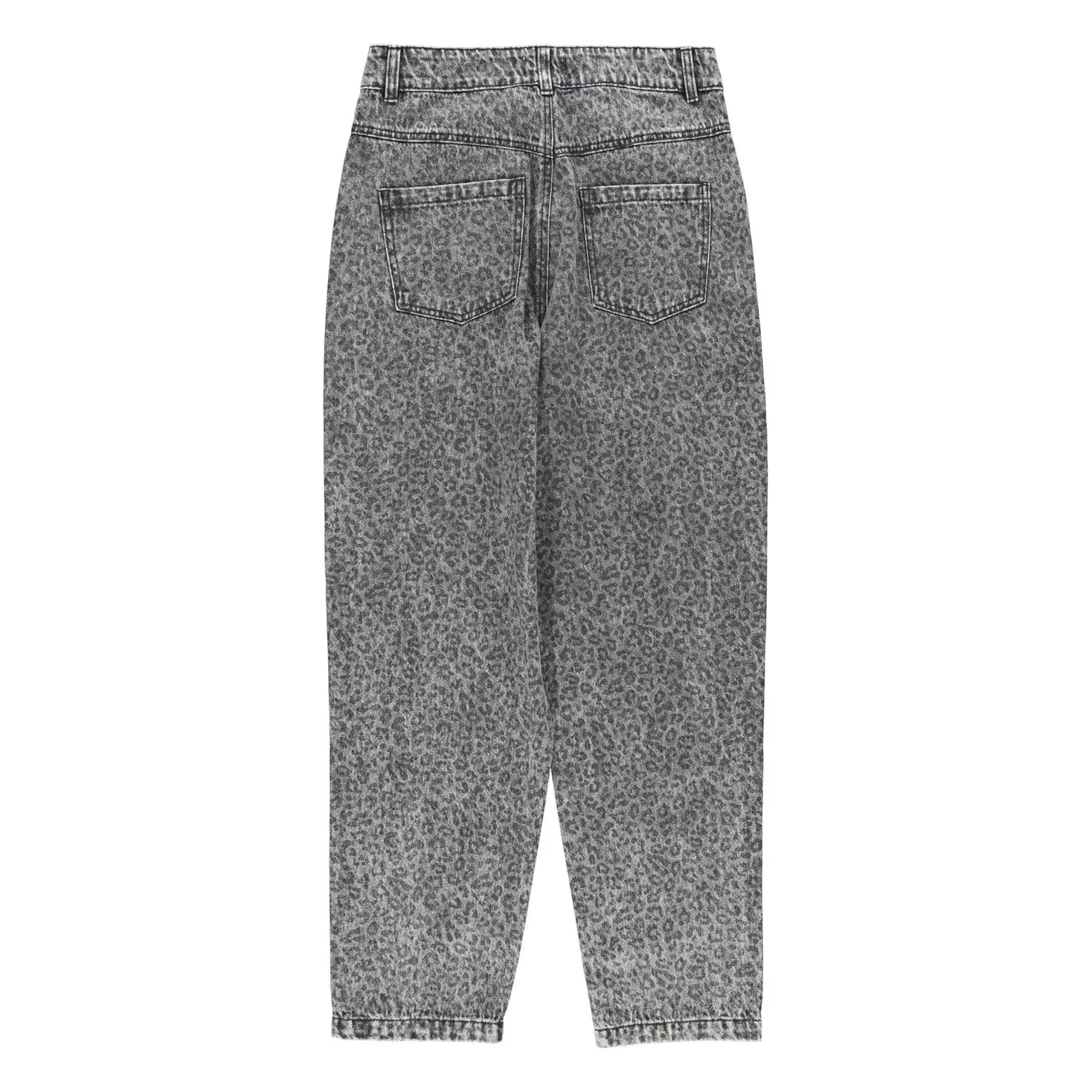 Sisters Department - Jeans de algodón con estampado animal | Negro lavado
