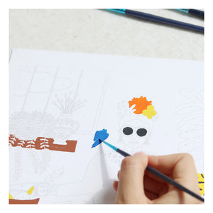 La Petite Épicerie - Kit de pintura por números - La Fille aux Chats
