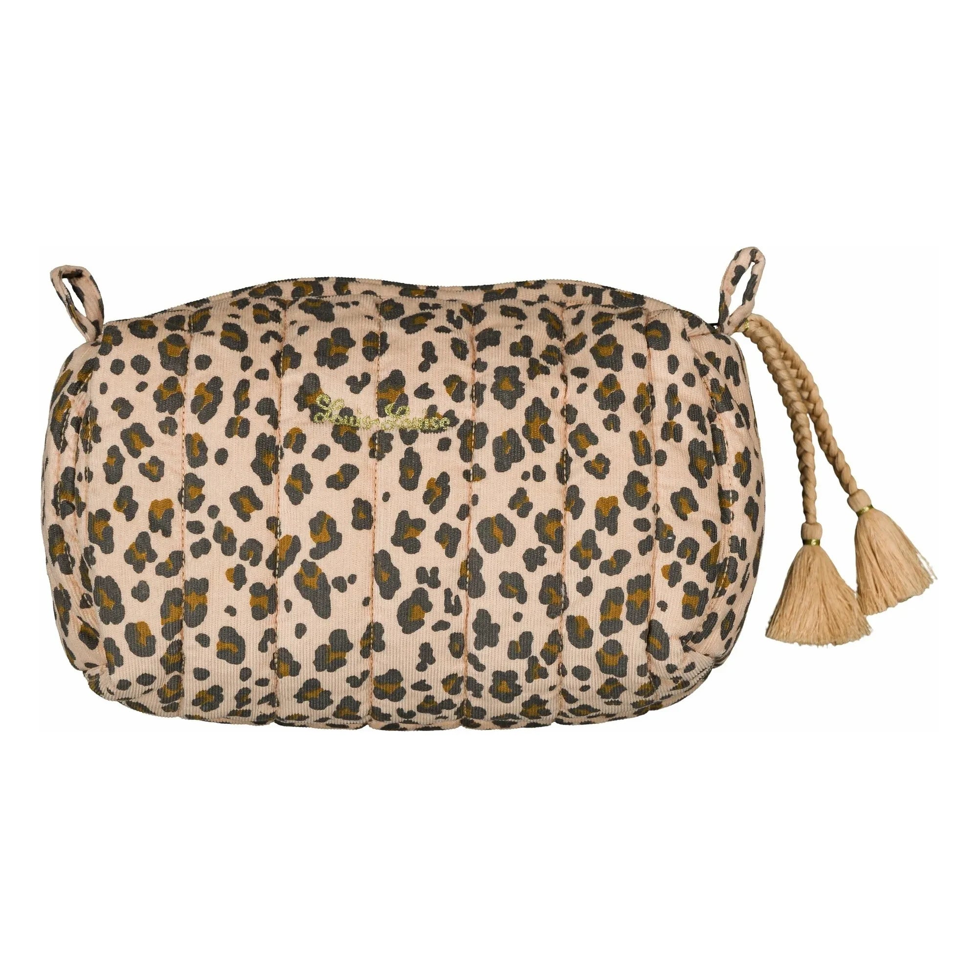 Louis Louise - Neceser con estampado de leopardo