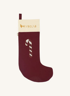 Fabelab - Calcetín de Navidad Sucre d'Orge | Rojo