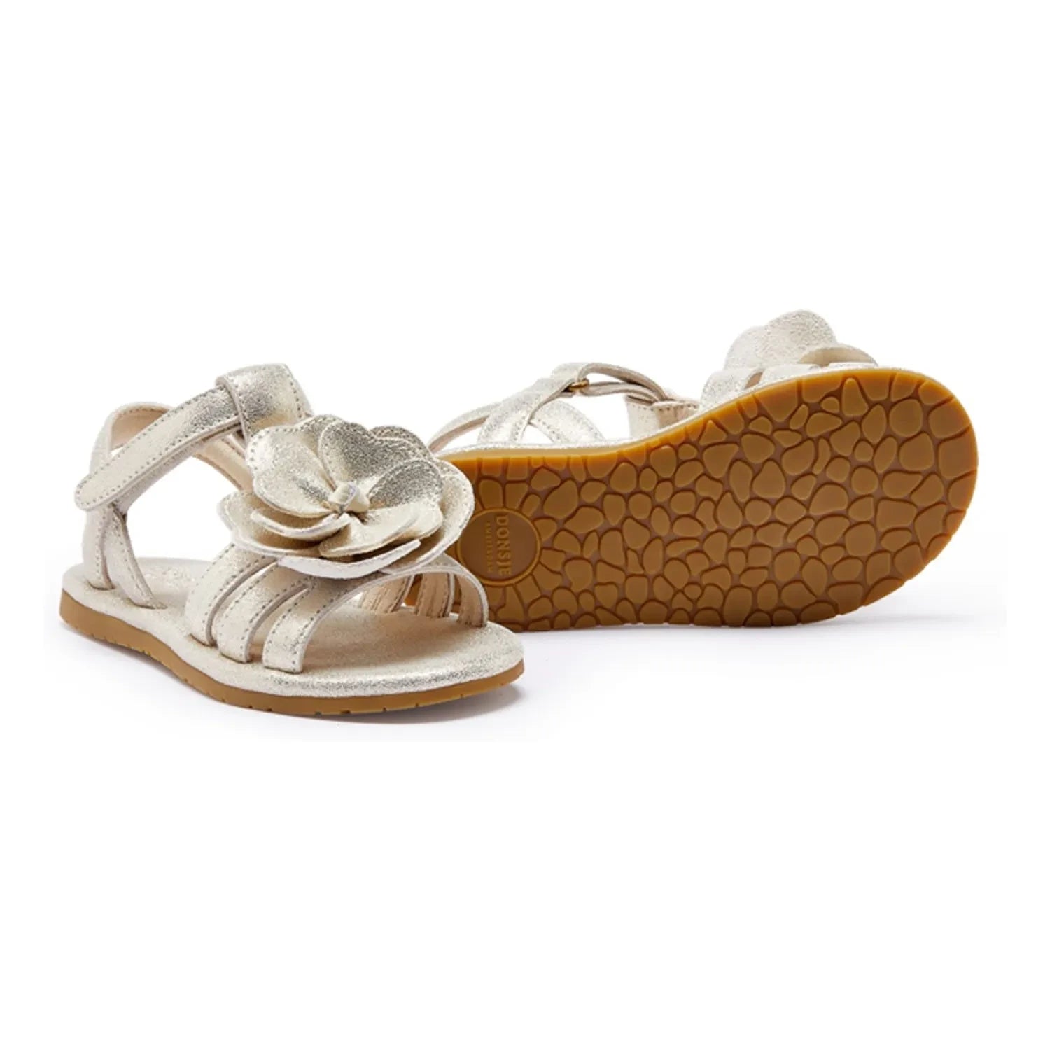 Donsje - Sandalias florales Jiles Fields | Plata