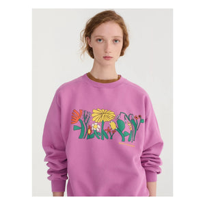 Bobo Choses - Sudadera Color Herbalis Algodón Orgánico | Morado