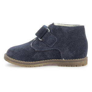 Tartine et Chocolat - Botines de terciopelo Easy Fur | Azul marino