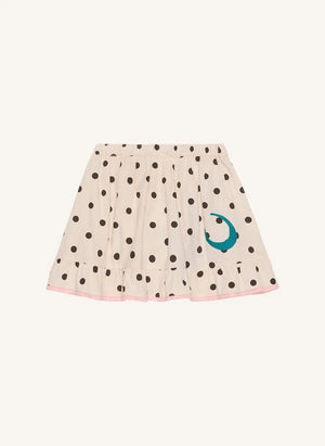 SISSEL EDELBO - Diana Pois Falda de Algodón Orgánico - Colección Infantil | Crema