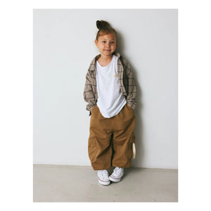 brunobruno nation - Pantalones cargo de algodón orgánico Dickson | Marrón