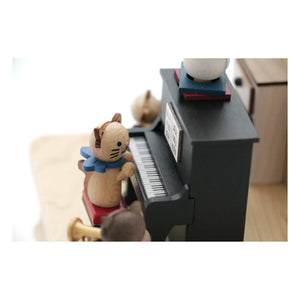 Wooderful life - Caja de música de madera con piano