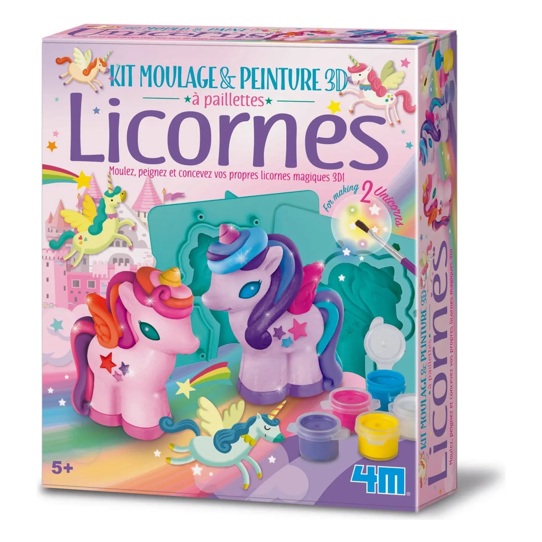 4M - Kit de moldes de unicornio