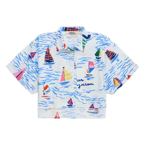Maison Mangostan - Camisa Sails | Blanco