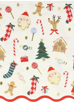 Meri Meri - Joli Noël grandes servilletas - set de 16