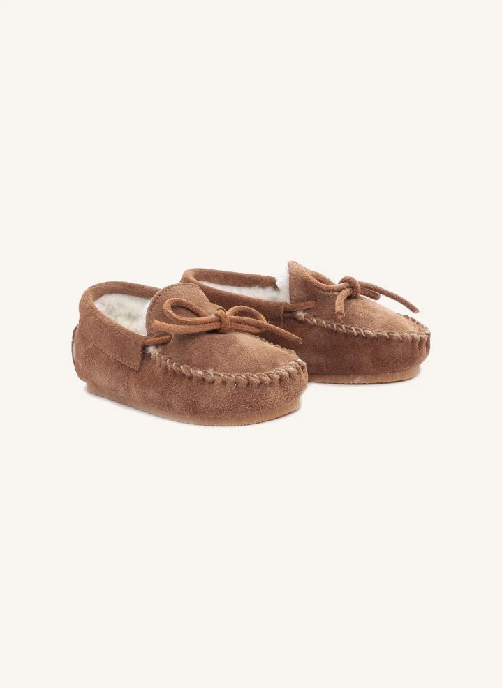 Pèpè - Zapatos náuticos de ante forrados | Beige