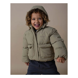Donsje - Bearnt dolgulu ceket | Taupe brown