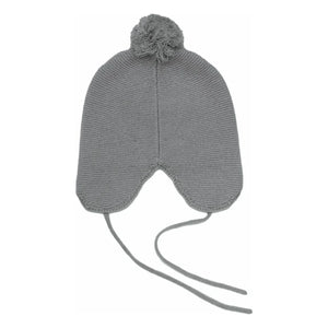 Holmm - Gorro de cachemira con pompón | Gris