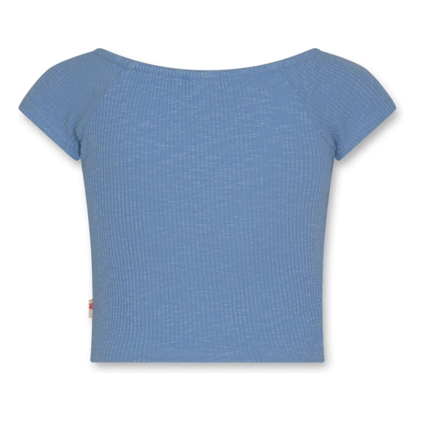 AO76 - Camiseta corta de algodón reciclado Banu | Azul