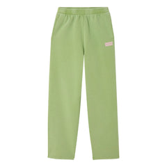 American Vintage - Pantalón de chándal de algodón Plizzy | Verde Pálido