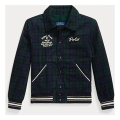 Ralph Lauren - Cazadora bomber a cuadros | Azul marino