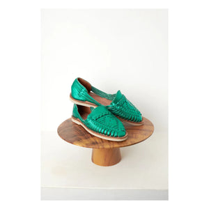 Mapache - Sandalias metálicas Alegra | Verde esmeralda