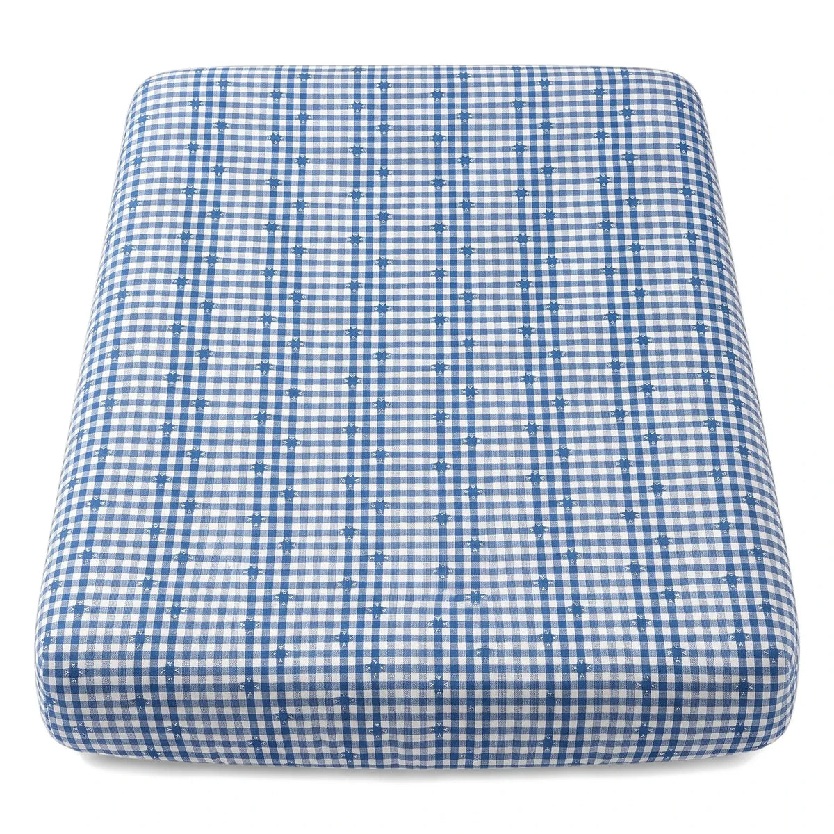 Editions Aimable - Funda para cambiador Denise | Algodón Vichy azul