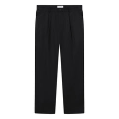 Les Deux - Pantalón Reece de pinzas con pernera recta | Negro oscuro