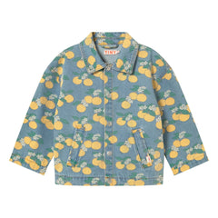 Tinycottons - Chaqueta vaquera naranja | Azul