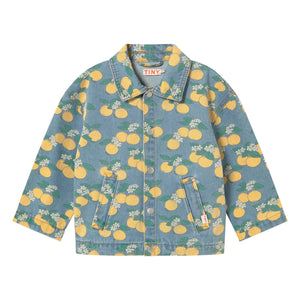 Tinycottons - Chaqueta vaquera naranja | Azul