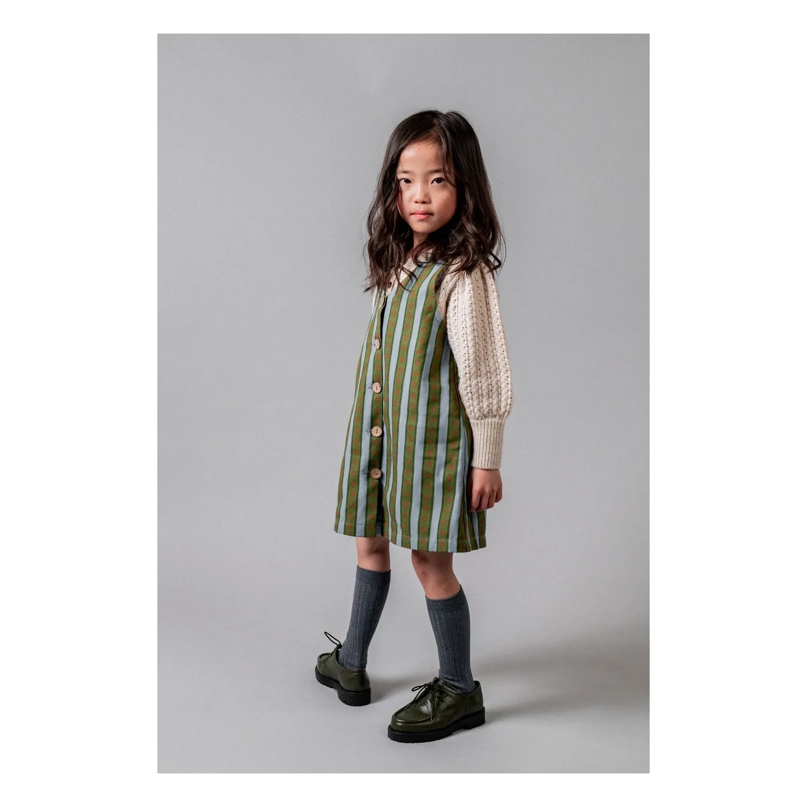 birinit - Vestido Levantino Rayas | Verde