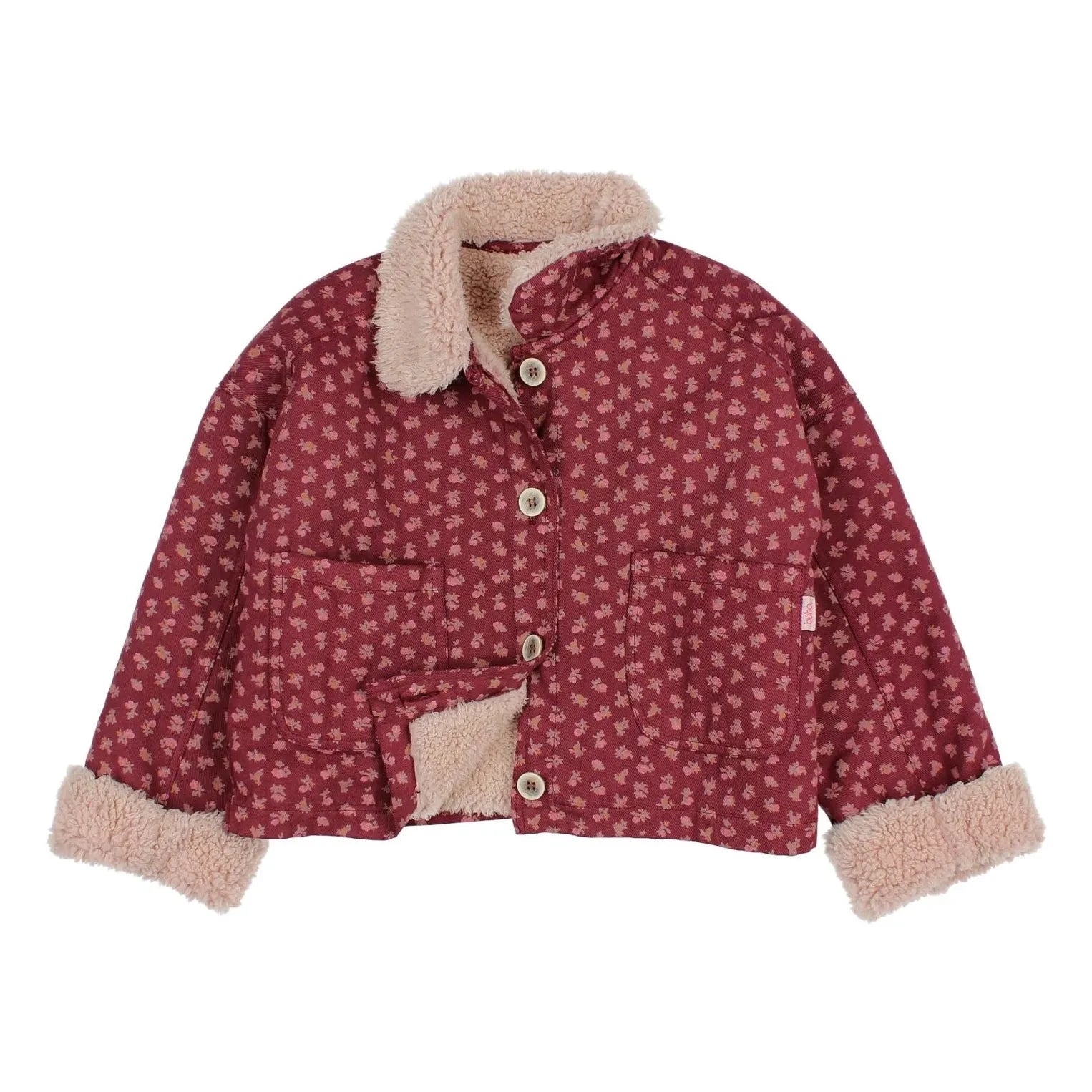 Búho - Chaqueta Cottage Fleuri | Burdeos