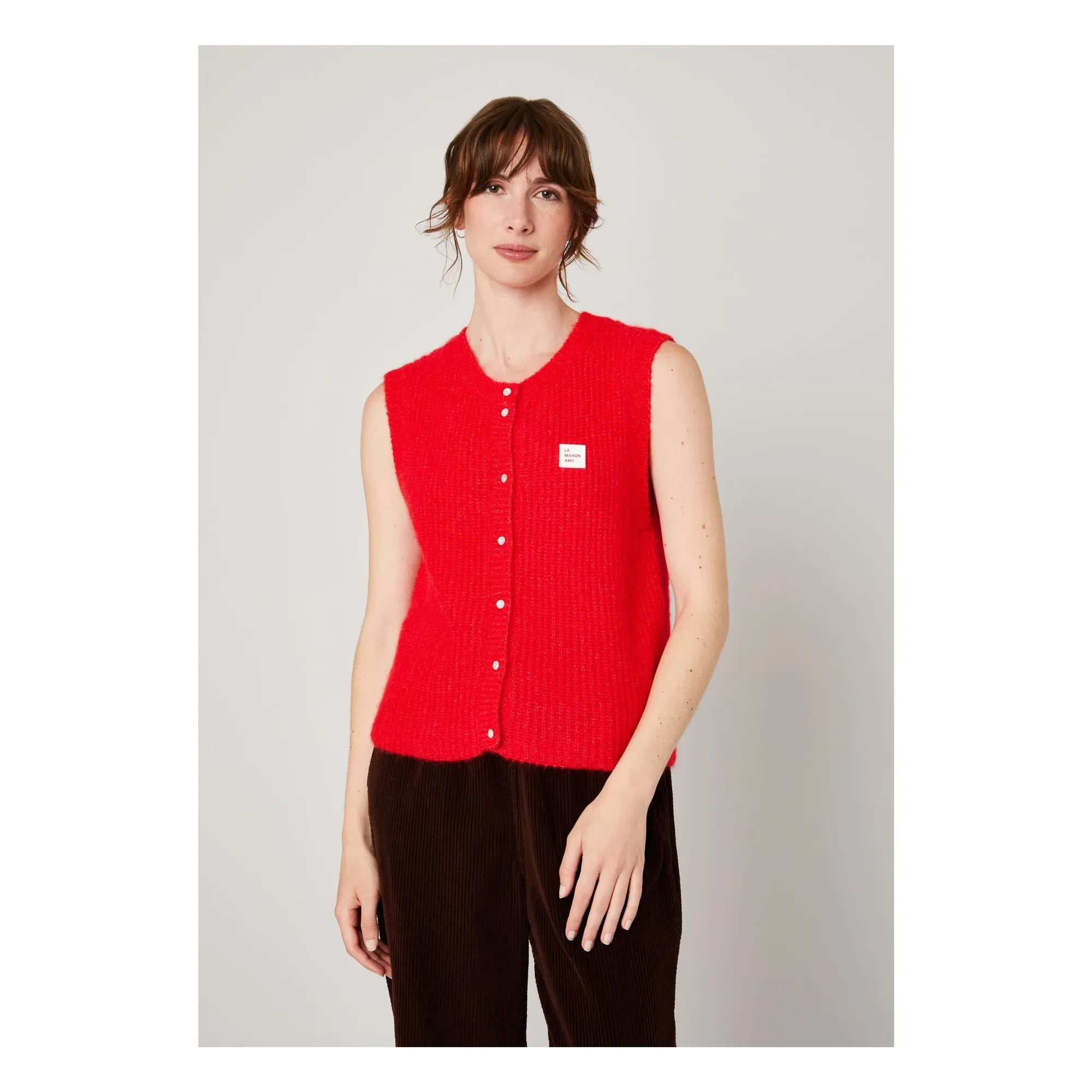 American Vintage - Cárdigan East Laine | Rojo