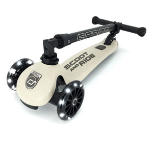 Scoot & Ride - Patinete Highwaykick 3 LED | Gris claro