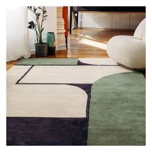 Alfombra Telar Manual Edito - Strada | Azul Verdoso