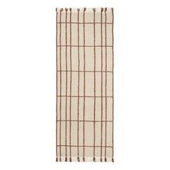 Ferm Living - Alfombra de pasillo Sen | Blanco roto