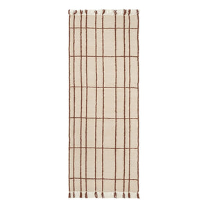Ferm Living - Alfombra de pasillo Sen | Blanco roto