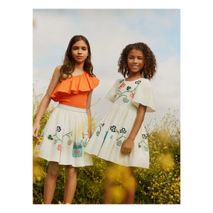Molo - Vestido Margarita Mariposas Algodón Orgánico | Crema
