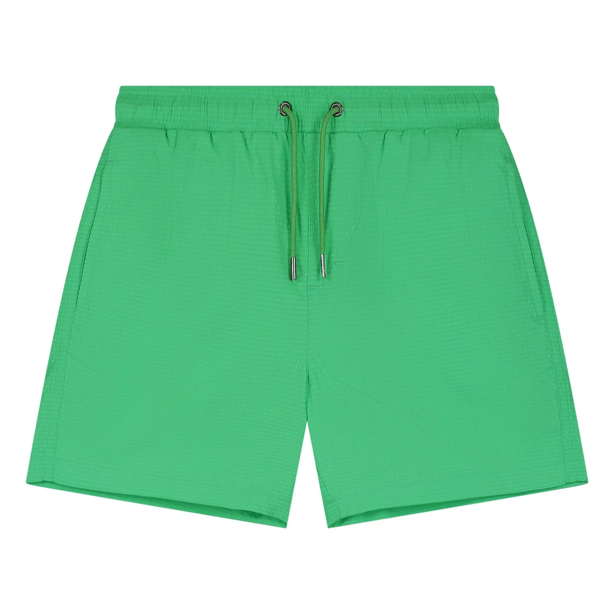 Beachlife - Bañador corto texturizado liso | Verde