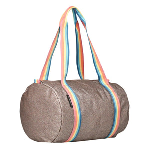 Caramel & Cie - Bolsa de fin de semana con purpurina | Cobre rojo