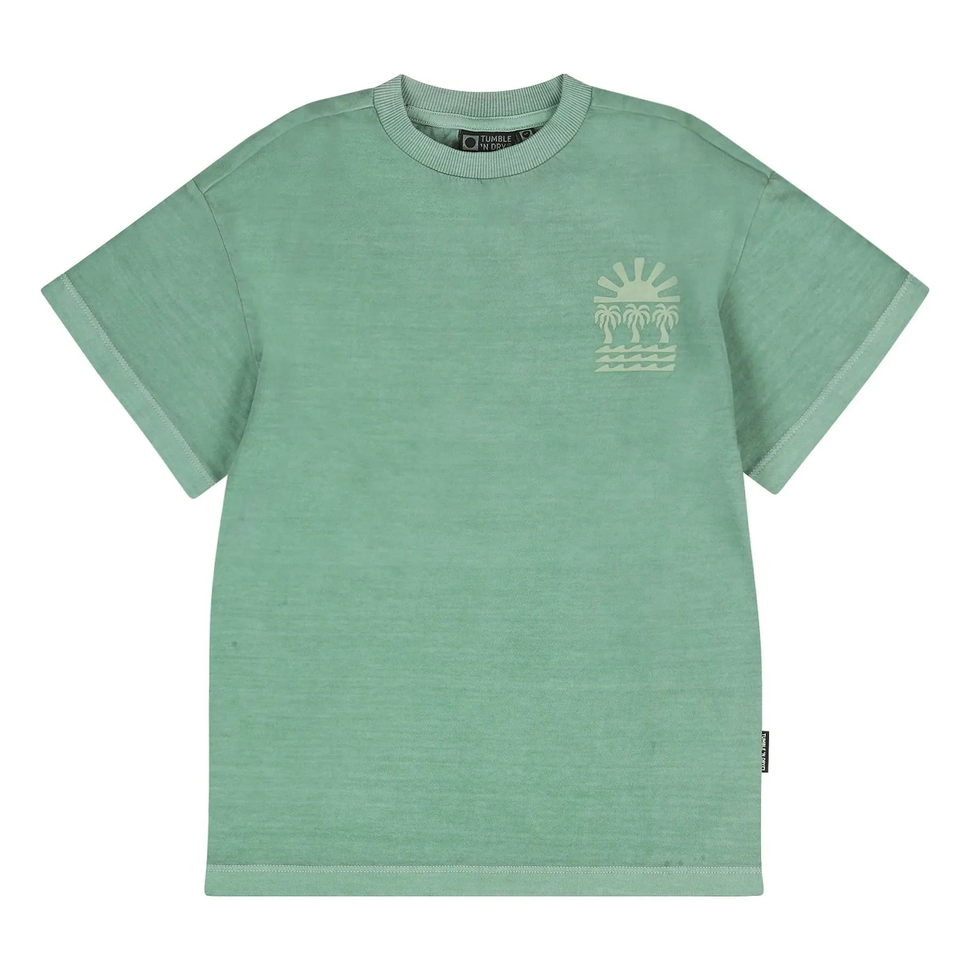 Tumble N'Dry - Camiseta de algodón orgánico Comfrey | Verde