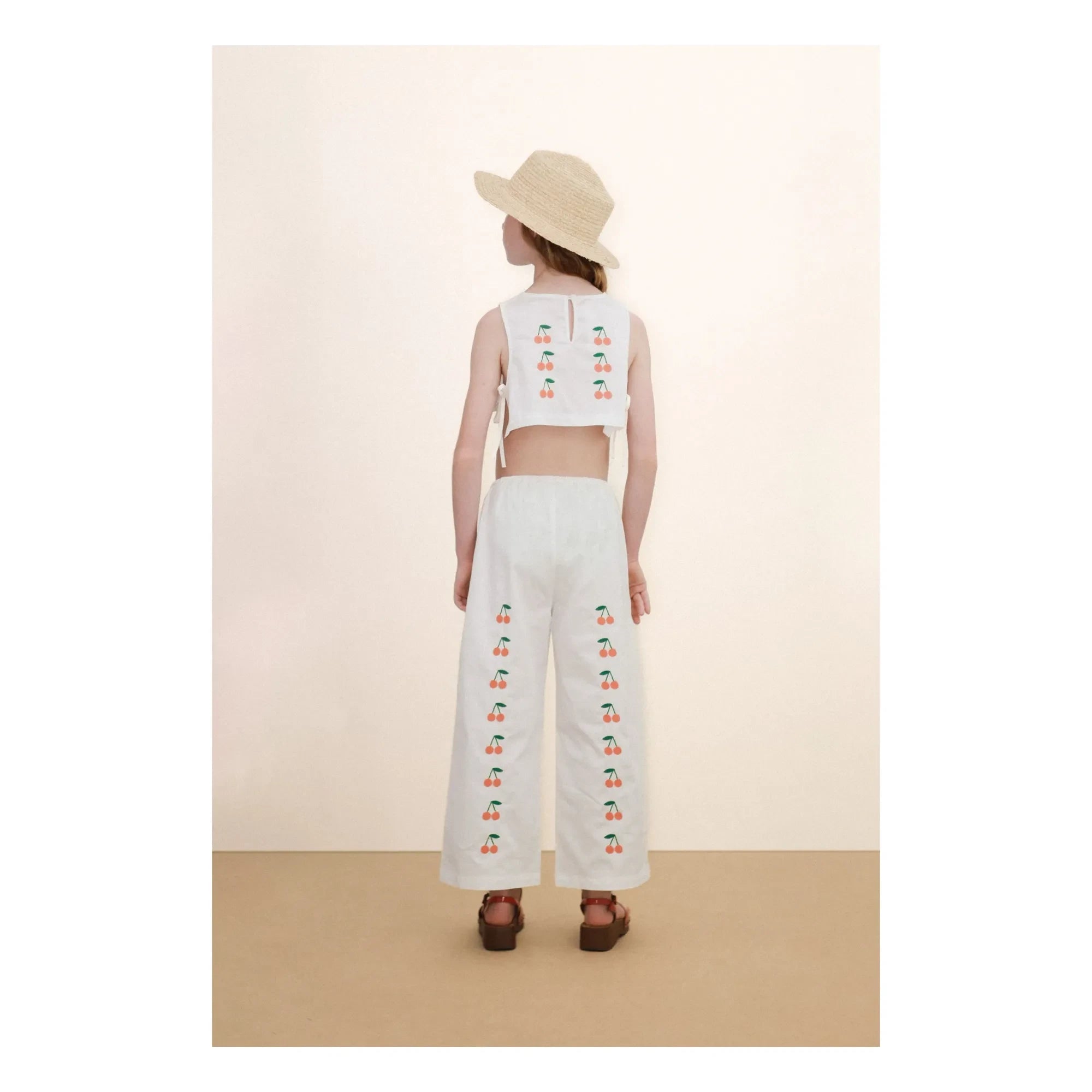 Tinycottons - Top Cerezas | Blanco