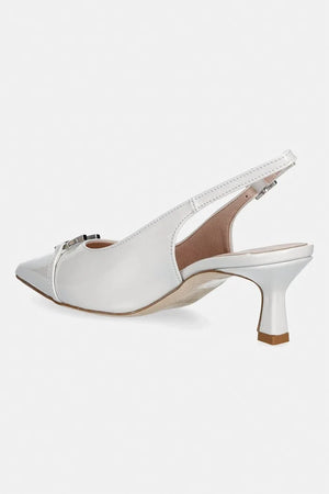 Zapatos de tacón de cuero con el talón abierto Valentino