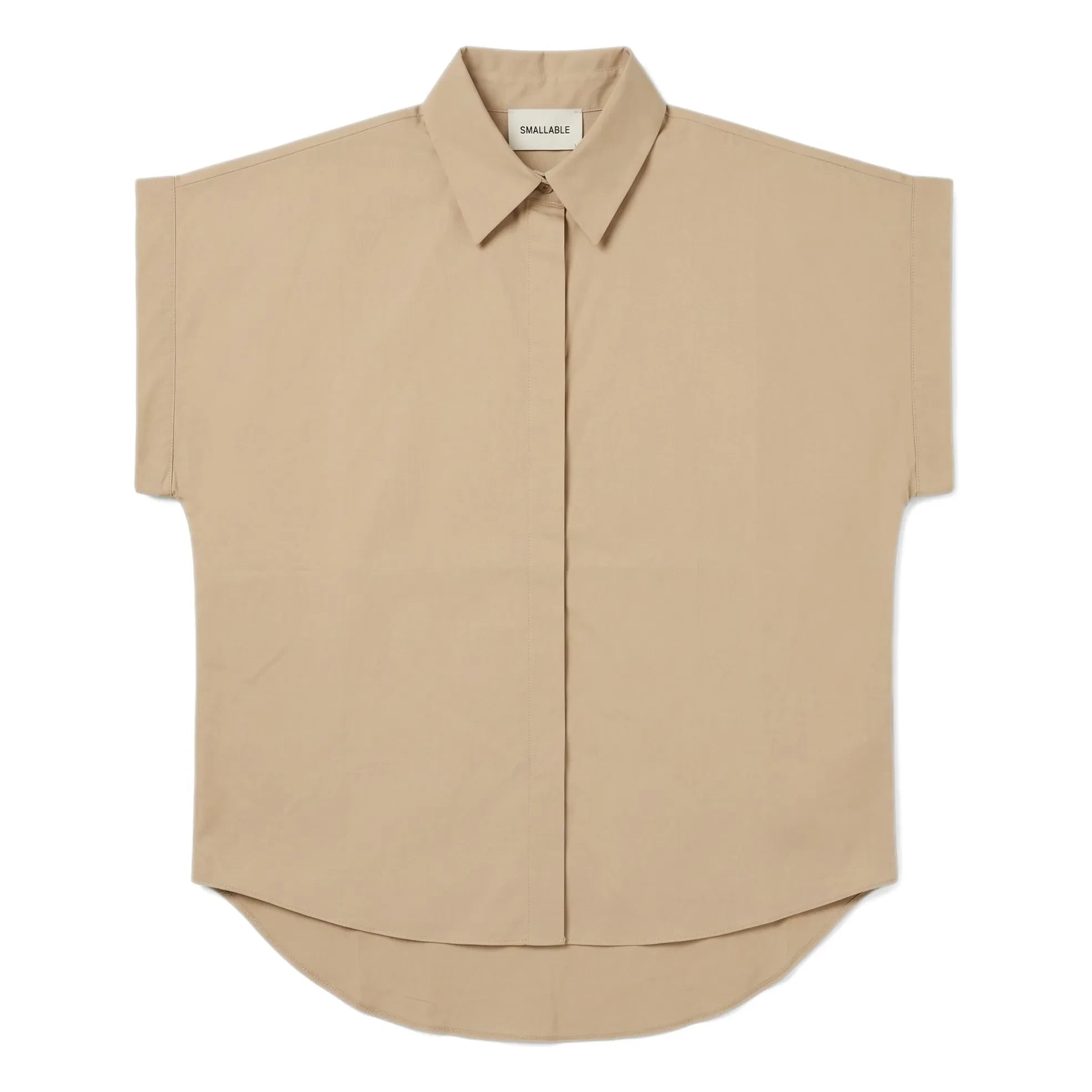 Smallable Mujer - Camisa Crop Bella | Marrón helado
