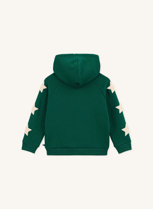 Petit Bateau - Sudadera Verde con Estrellas