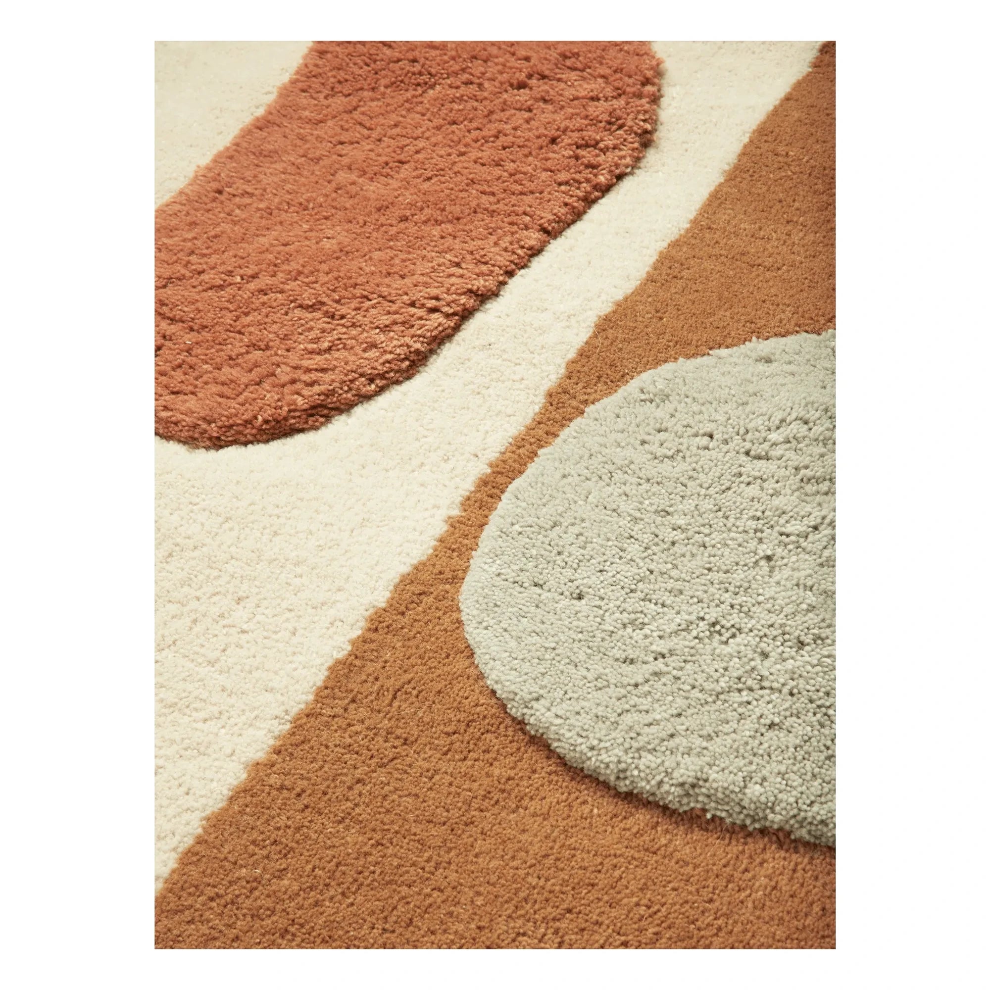 Ferm Living Kids - Alfombra Bloco | Terracota